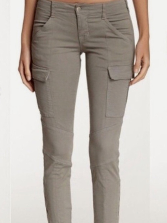 J Brand Denim - J Brand Jeans Skinny Cargo Side pockets and ankle In Vintage Olive Size 28